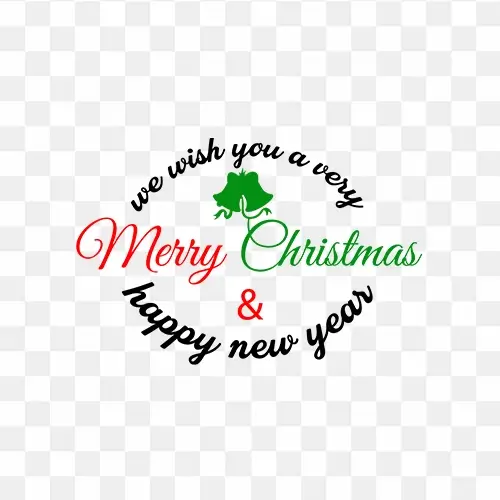 We wish you a very merry christmas and happy new year png image free ...