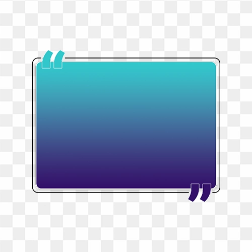 Scrolling Text Box Gradient Background Quote Text Box Gradient effect HD PNG with transparent Background
