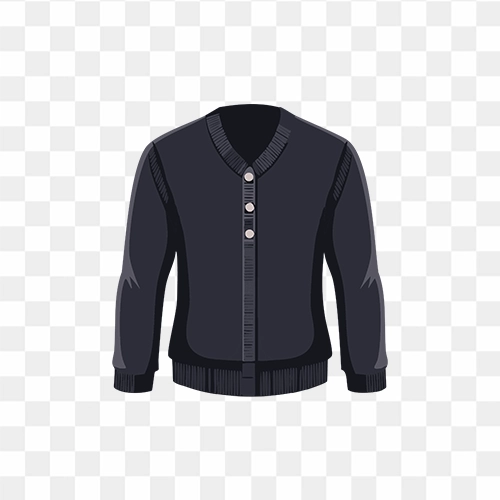 Black Sweater PNG Image