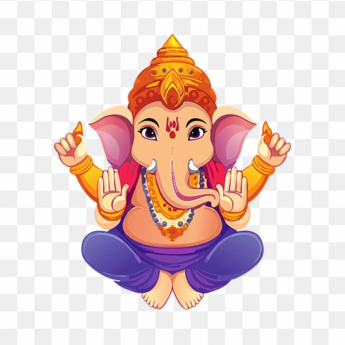 Blessing Lord Ganesha Transparent PNG Images