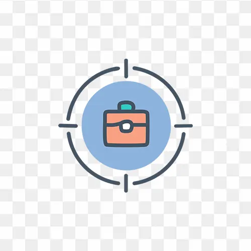 Business icon free PNG transparent background image