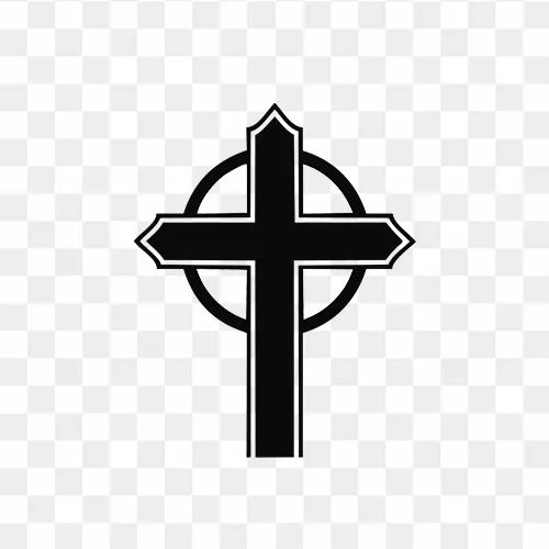 Holy Christian cross symbol PNG with transparent background