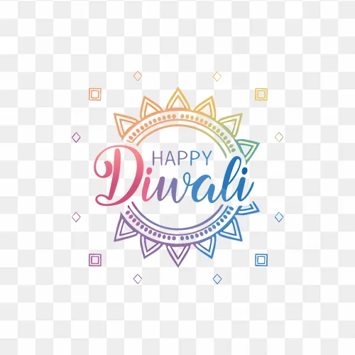 Creative Diwali background PNG with lights and festive mood