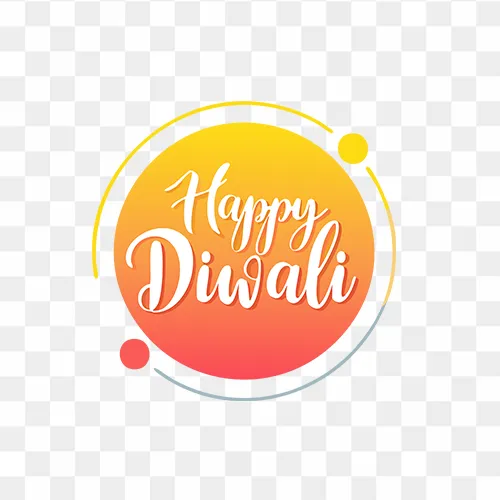 Creative Happy Diwali text design in multiple PNG styles