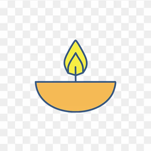 vector diwali diya lamp png