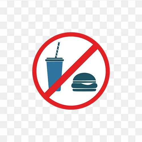 Do not eat and drink icon download free PNG