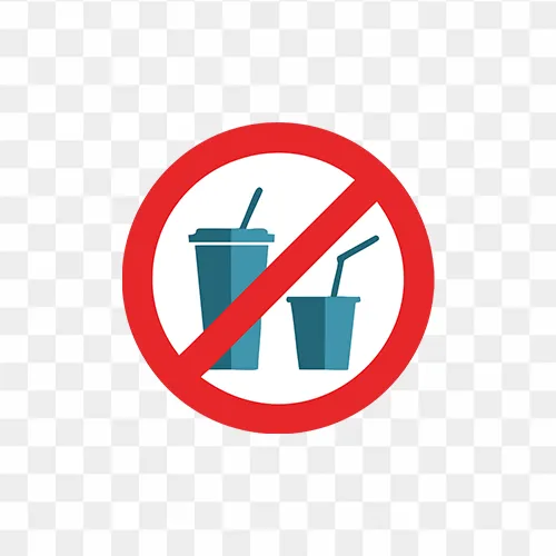 Do not eat and drink icon free png images