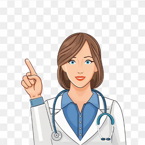 Doctor Pointing Finger download free transparent png