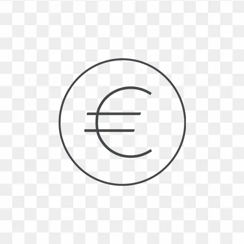 Euro icon download free transparent images