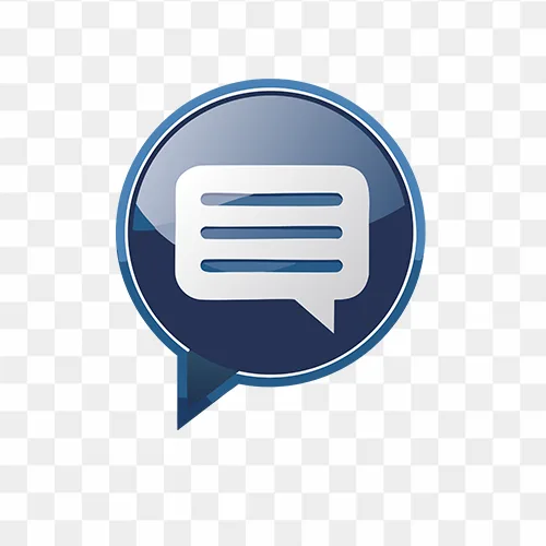 Flat style contact icon free png