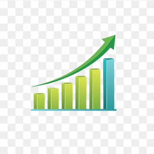 Growth chart PNG image free collection in transparent background