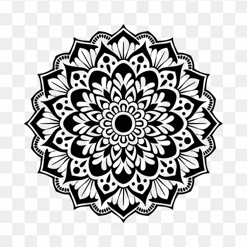 Flower Luxury Mandala Free PNG Images with Transparent Background