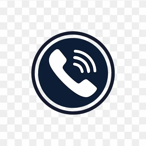 Mobile phone with call free interface symbol