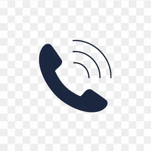 Flat design free calling interface handset icon