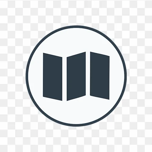 Circle map icon PNG — free transparent map and location circle symbols for web, app, and design projects