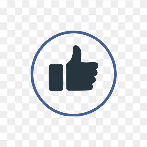 Thumbs up like PNG icon free download