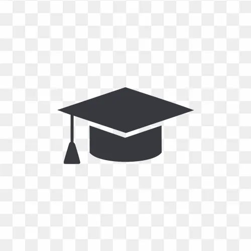 education hat vector png free