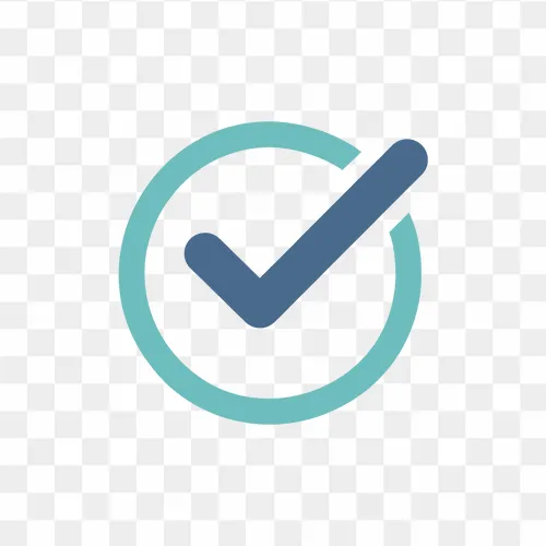 Green tick check icon transparent PNG free download