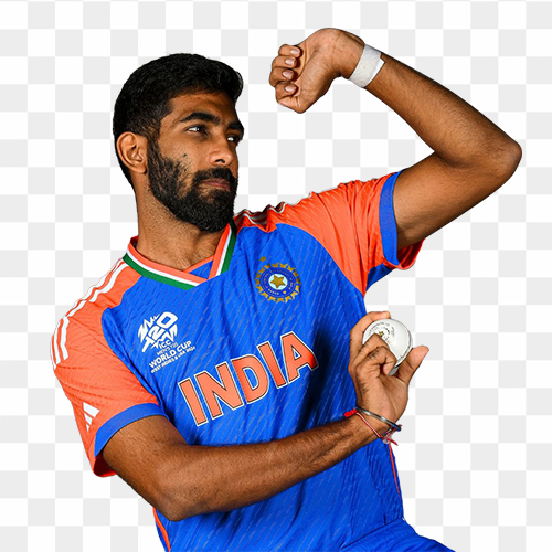 Jasprit Bumrah Indian cricketer free HD png photo