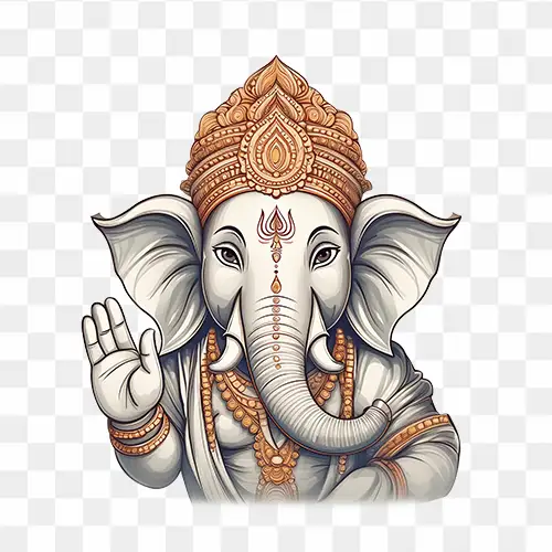Lord Ganesha Free Transparent PNG image