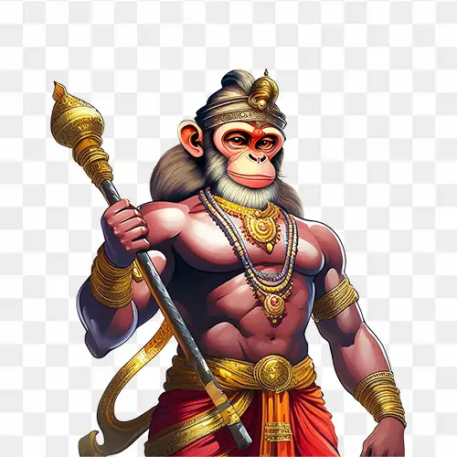 Lord Hanuman free transparent png image