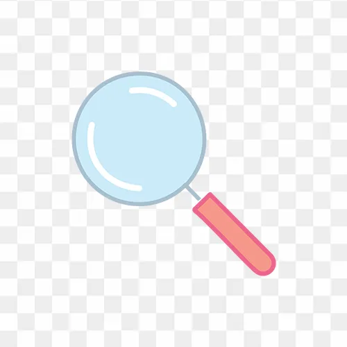 Minimal vector search button PNG icon