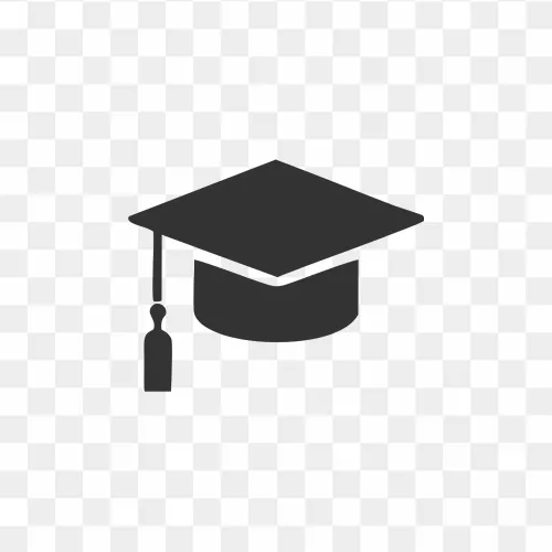 graduation cap transparent png icon