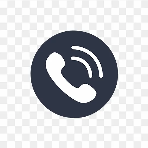 Phone icon flat sign isolated Royalty Free PNG Images