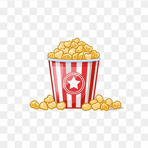 Popcorn Clipart Free Transparent PNG