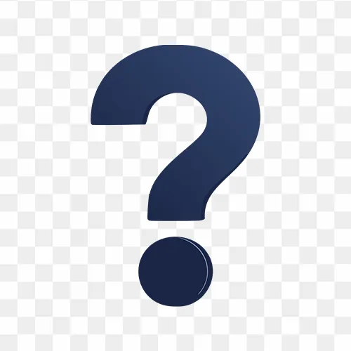 Question mark icon in PNG format with transparent background