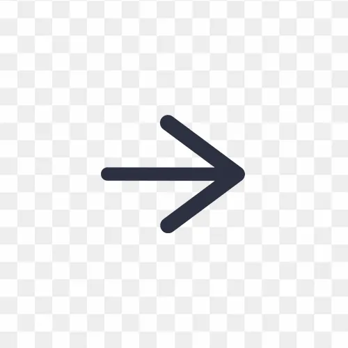 Right arrow icon in black colour free PNG