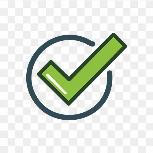 Right Tick Check Mark Icon PNG Images