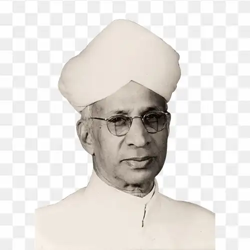 Sarvepalli Radhakrishnan Original Photograph transparent png