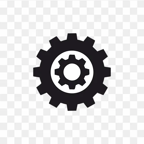 Download setting icon in PNG format for free, ideal for user interface designs