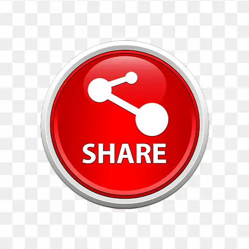 Share Button or icon free transparent PNG