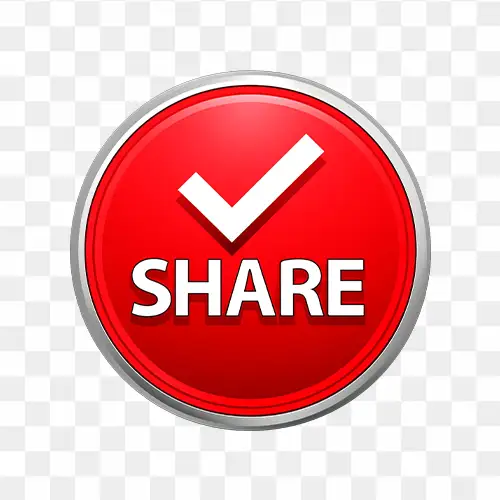 Share Button RED free png image