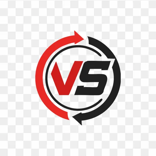 Stylized VS Competition Symbol Free Transparent PNG Image