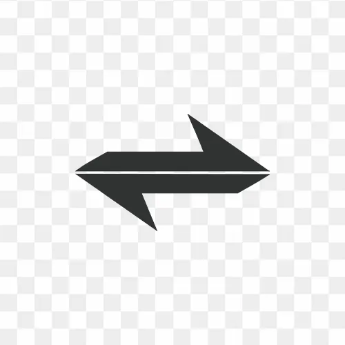 Flat switch arrow icon PNG with transparent background