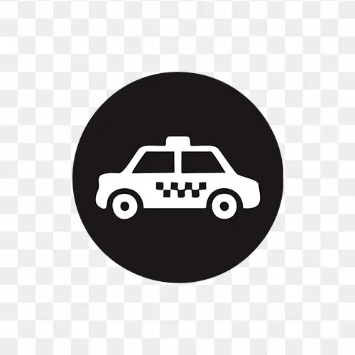 Flat Taxi PNG