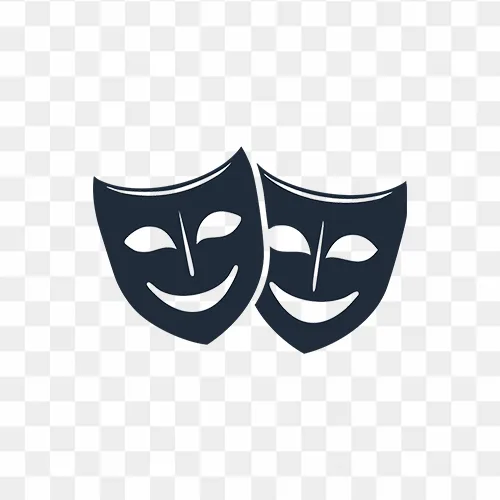 Comedy Tragedy Masks Icon