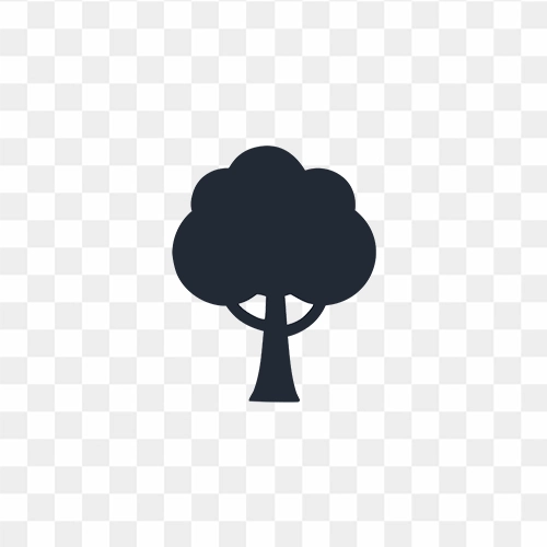 Tree Icon Black