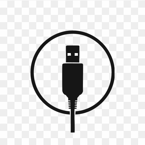Usb Cable Icon PNG Images