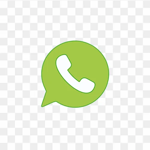 WhatsApp Icon Green color PNG