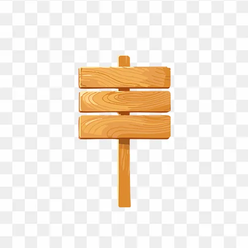 Wooden Sign Signal Free PNG Image Download