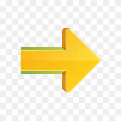 Yellow and Green Arrow Free Transparent PNG