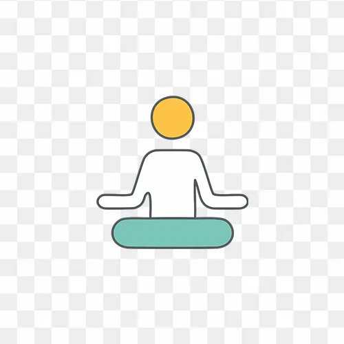Yoga Icon, Yoga, Meditation PNG with Transparent Background for Free
