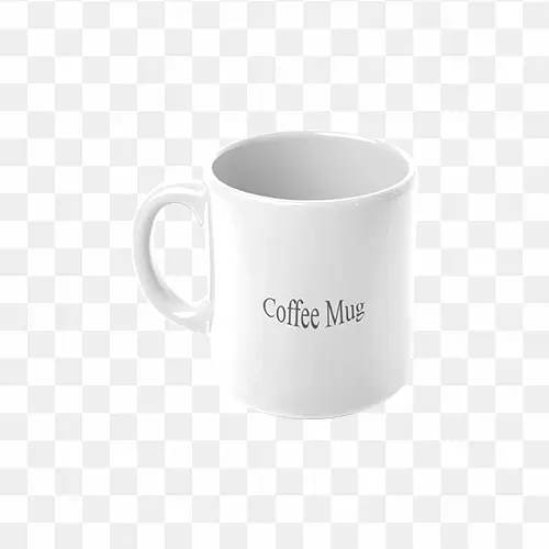 Coffee mug png image, White coffee mug png