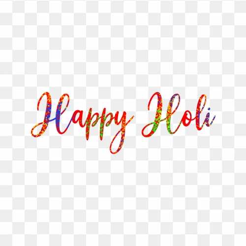 Happy Holi Background and Text Png - Holi Latest (2020) text Png