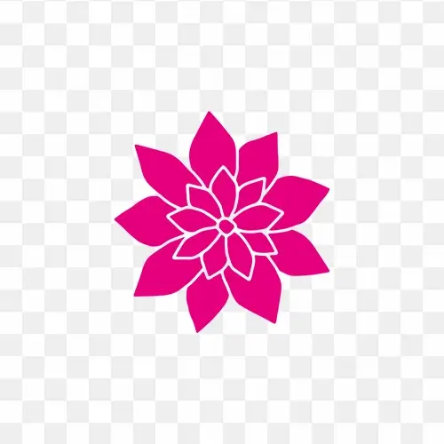 Pink Flower Vector Design Png Image | Stock Png Image Of Flower Free  Download