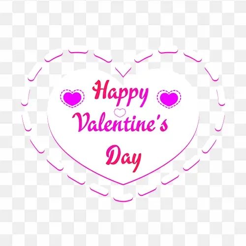 Red and Pink Happy valentines day png image | Heart love HD png image ...